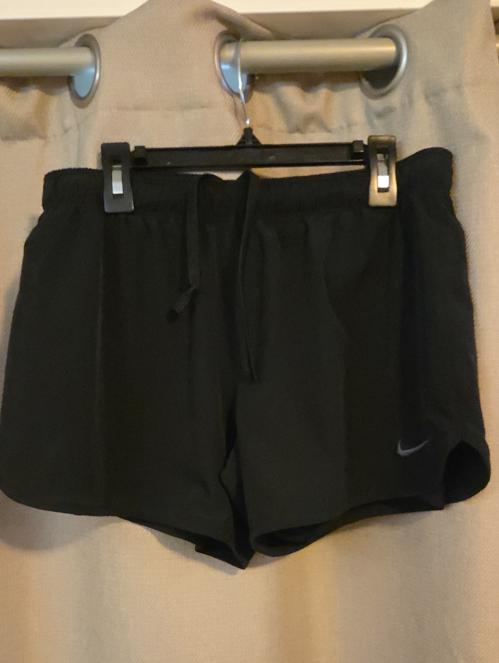 Nike Women’s Black Athletic Running Shorts with Subtle Swoosh